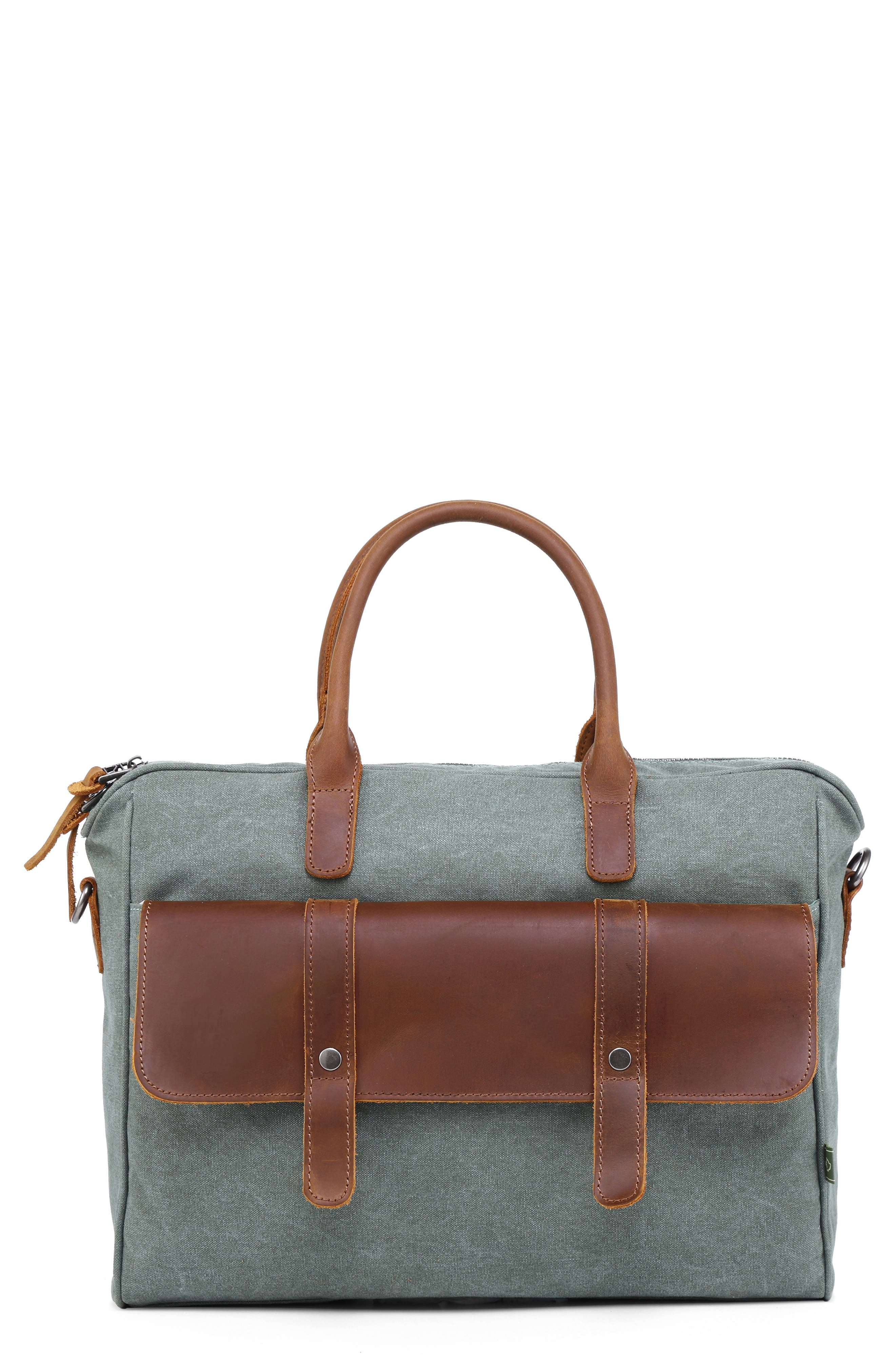 THE SAME DIRECTION Canvas Computer Briefcase, Main, color, 