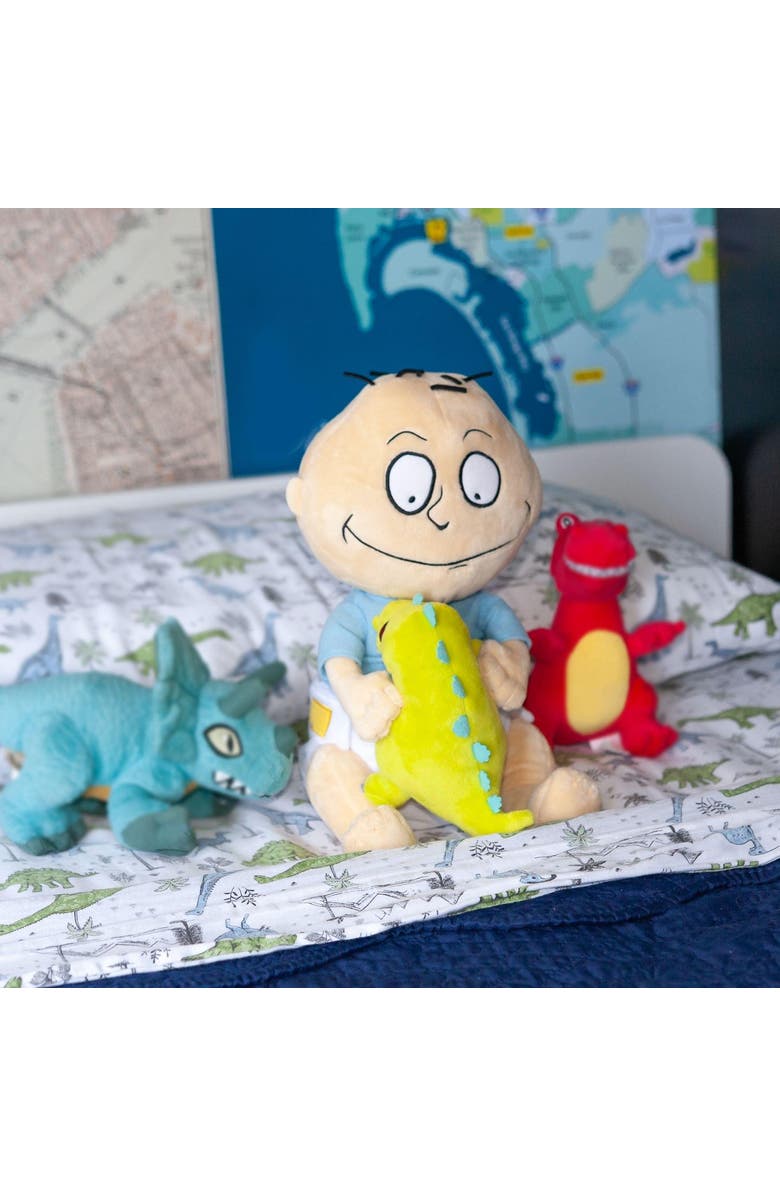 Toynk Nickelodeon Rugrats Tommy Pickles and Reptar Stuffed Plush Toy, 12", Alternate, color, Yellow