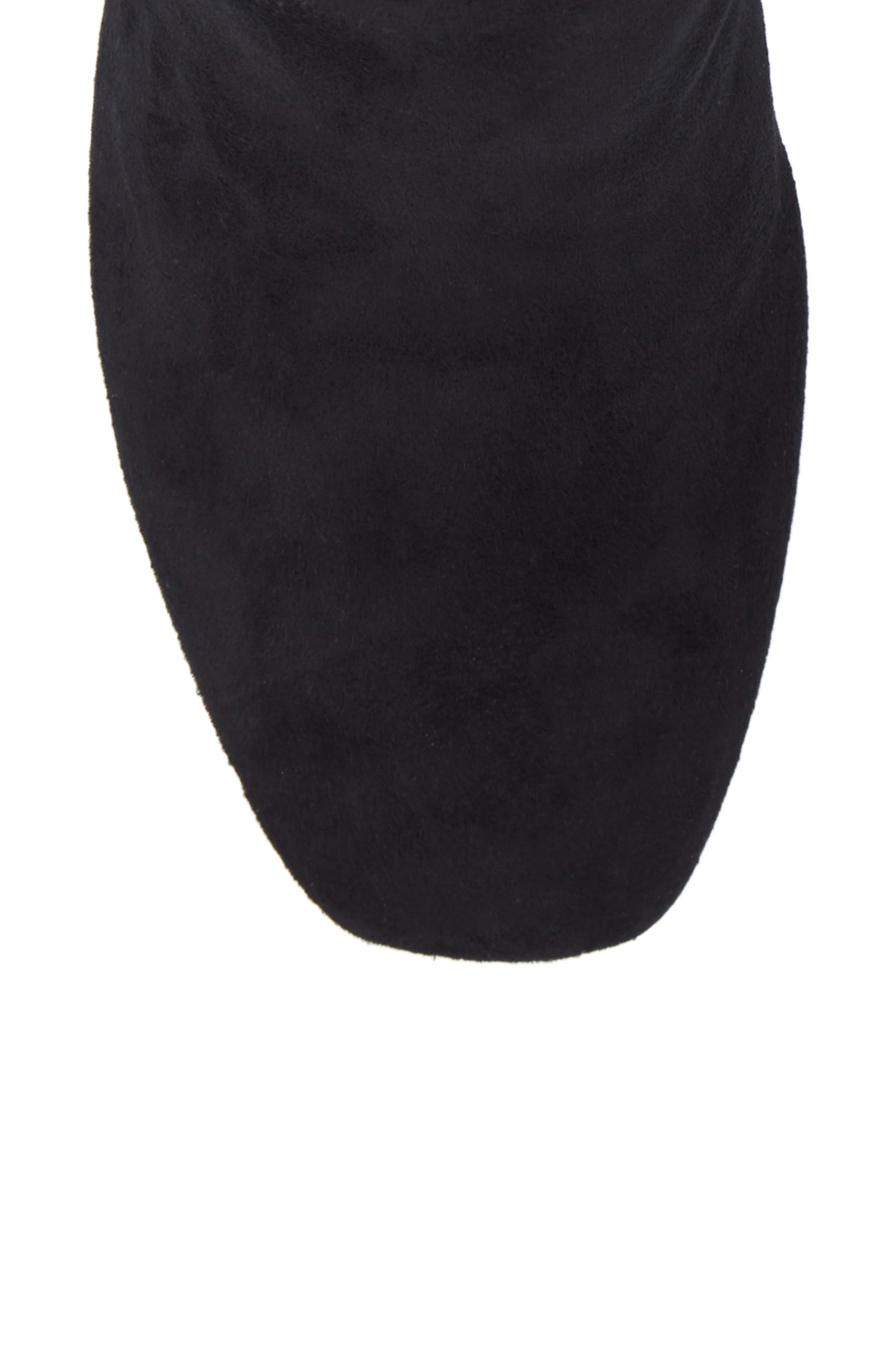 Sobrina Over the Knee Boot, Alternate, color, BLACK SUEDE/ BLACK FABRIC