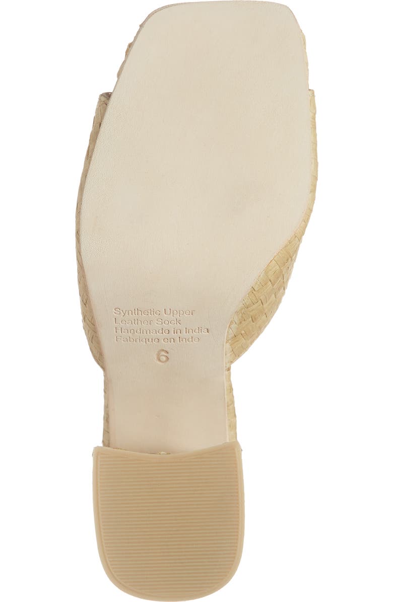 Jeffrey Campbell Mélange Raffia Slide Sandal, Alternate, color,