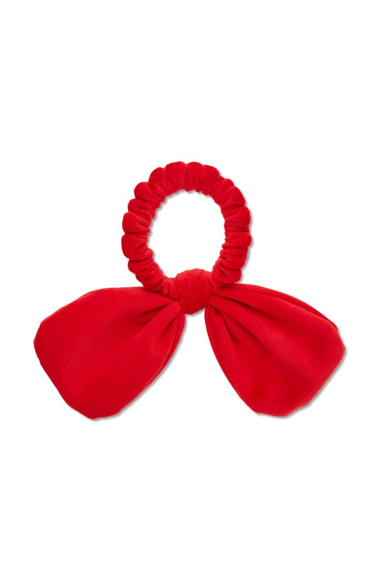 Lele Sadoughi Sf 49Ers Bow Scrunchie, Alternate, color, Niners Red 600
