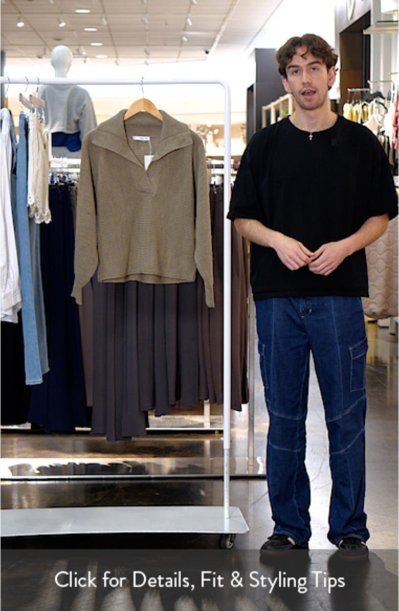 Manzana Dolman Sleeve Polo Sweater, sales video thumbnail