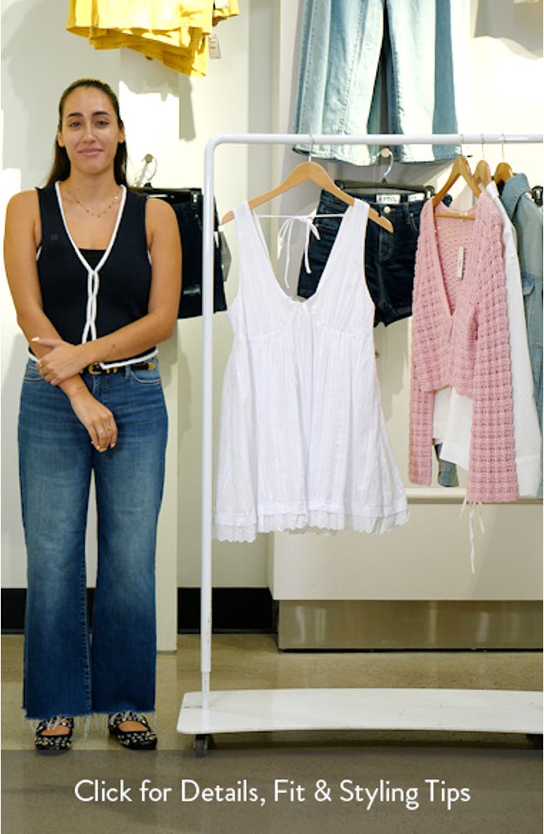 Nelty Cotton Mini Sundress, sales video thumbnail