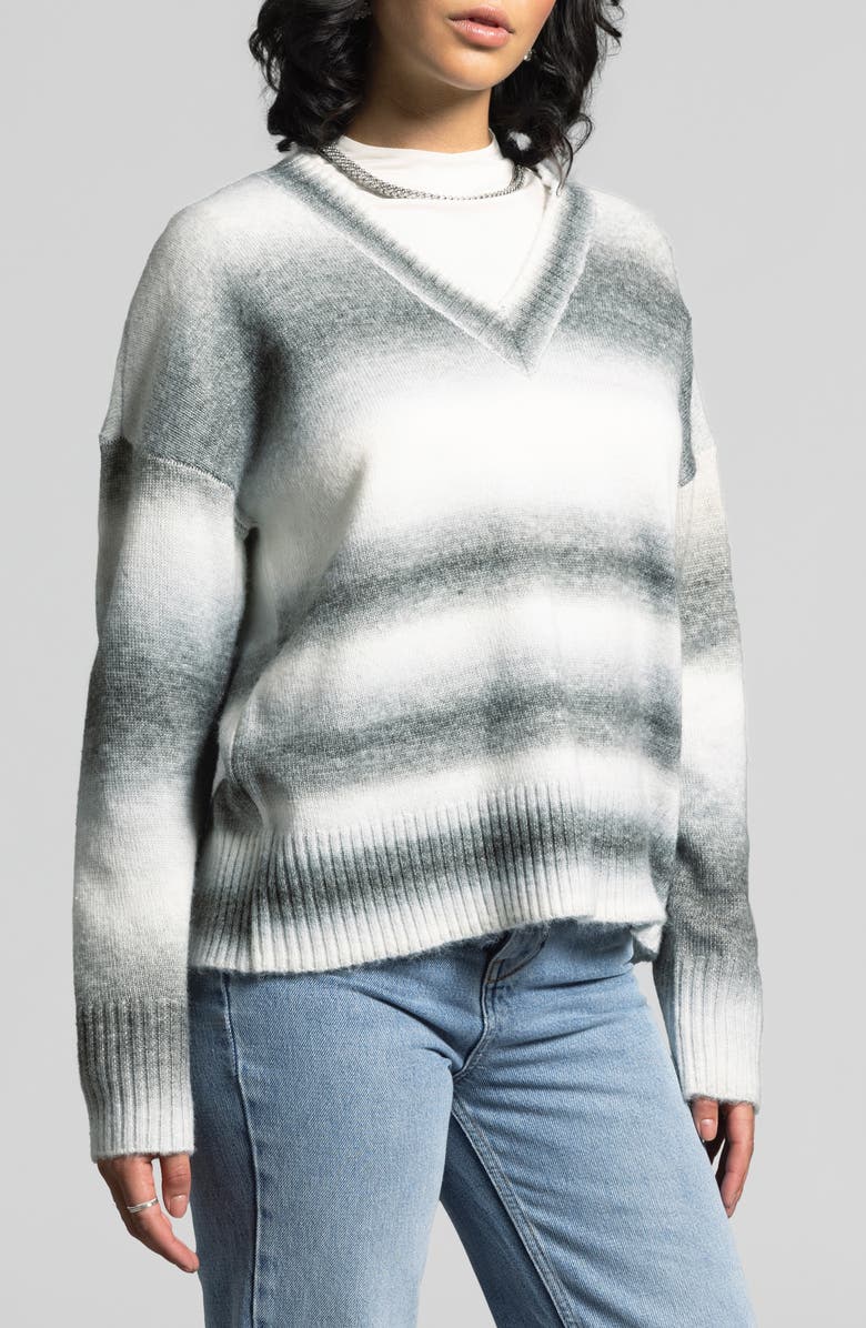WEEKEND LOS ANGELES Carmen Stripe Sweater, Alternate, color, 