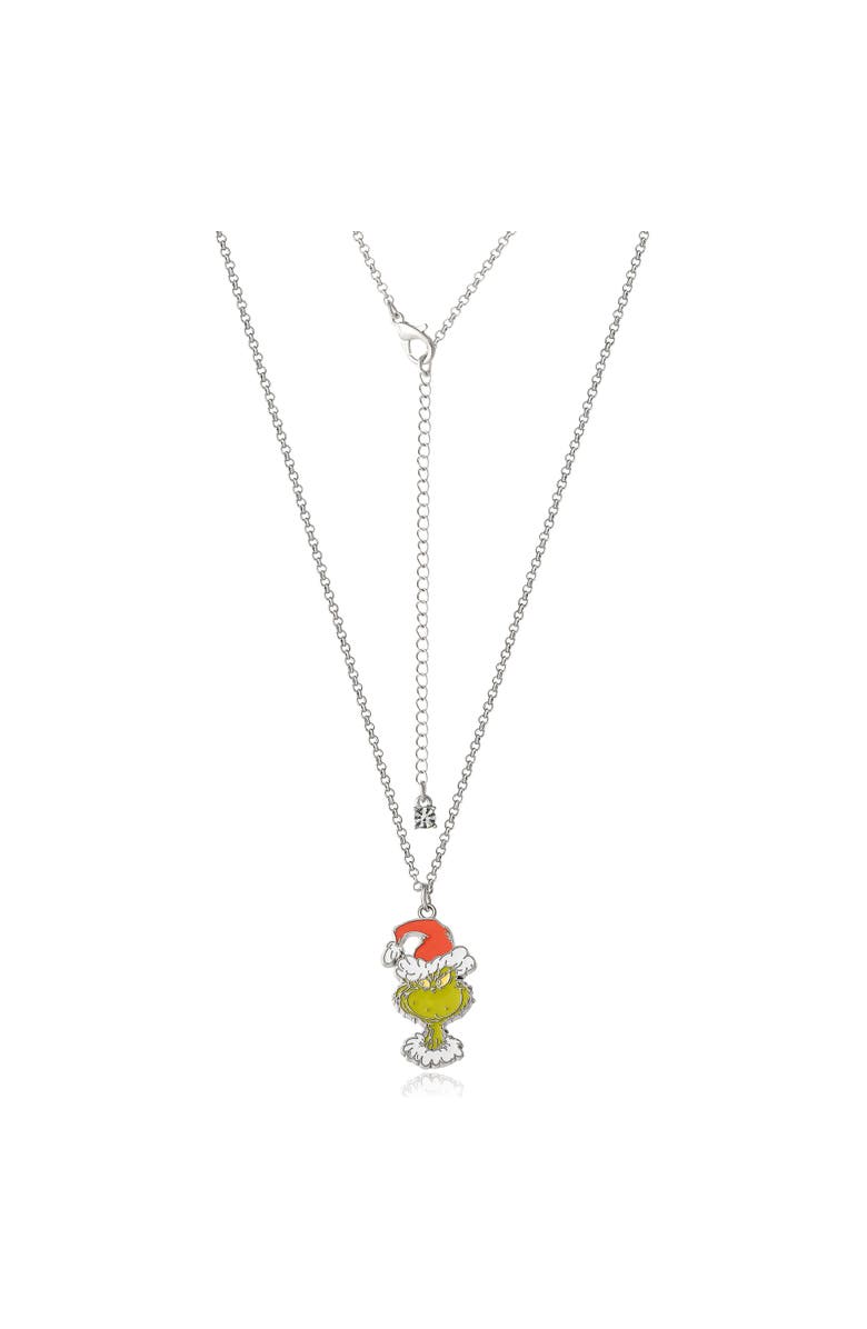 Dr. Seuss The Grinch and Max Pendant BFF Necklace for 2, 16"+3", Alternate, color, Multi