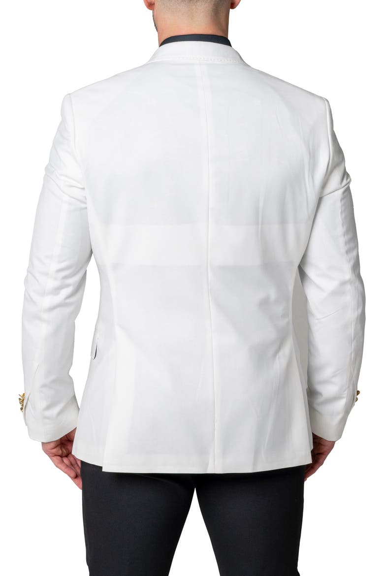 Descartes Classic White Sport Coat, Alternate, color, WHITE