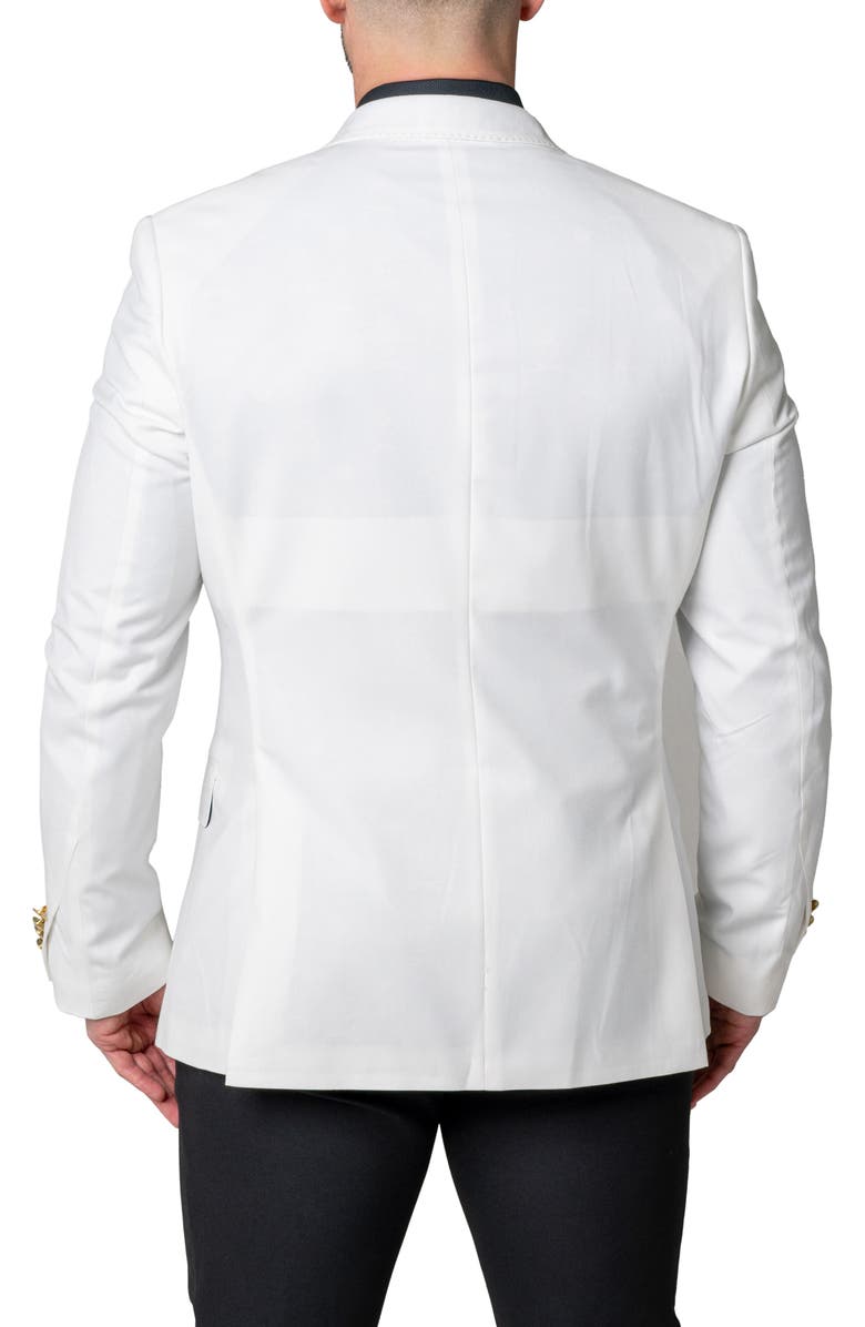 Maceoo Descartes Classic White Sport Coat, Alternate, color, White