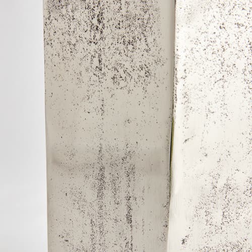 Napa Home & Garden Ameer Accent Stool Chair In Silver