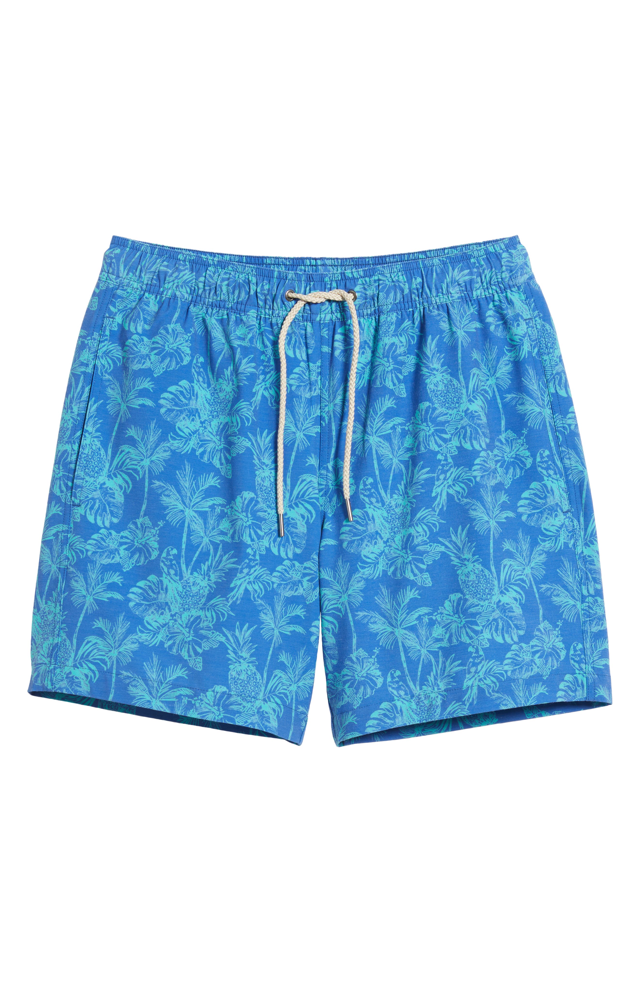 Мужские Fair Harbor The Bayberry Medallion Print Water Repellent Swim Trunks — фото 6