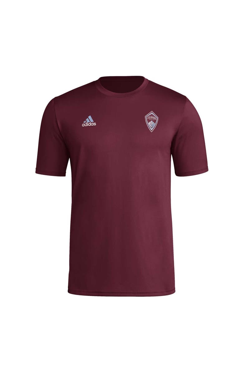adidas Men's adidas Burgundy Colorado Rapids AEROREADY Local Stoic T-Shirt, Alternate, color, 