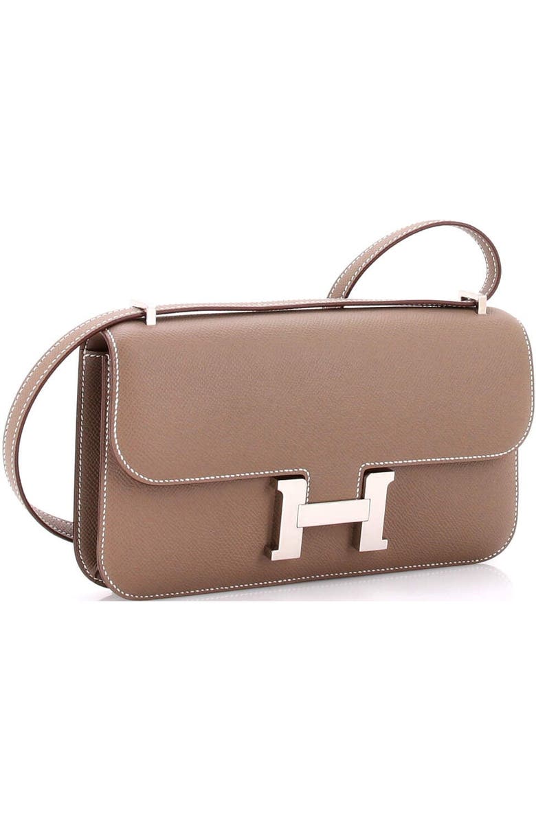 Pre-Owned Hermes Constance Elan NM Bag Epsom 25, Alternate, color, Etoupe