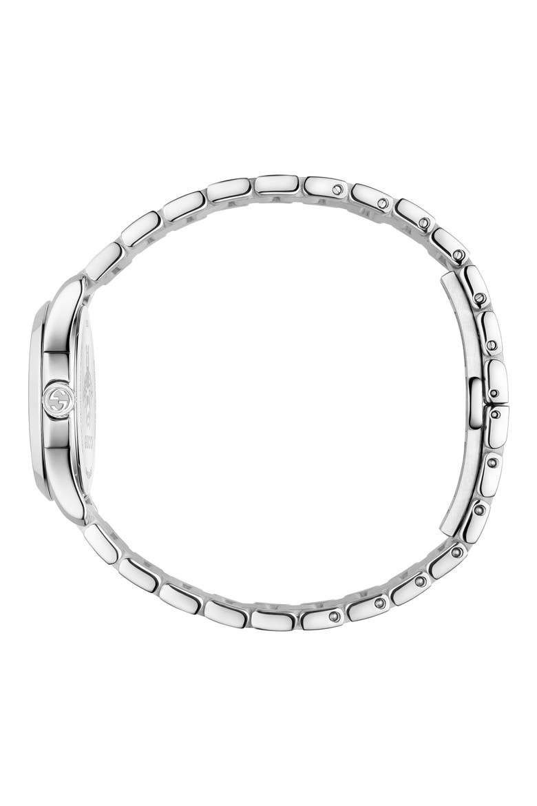 G-Timeless Bracelet Watch, 27mm, Alternate, color, SILVER