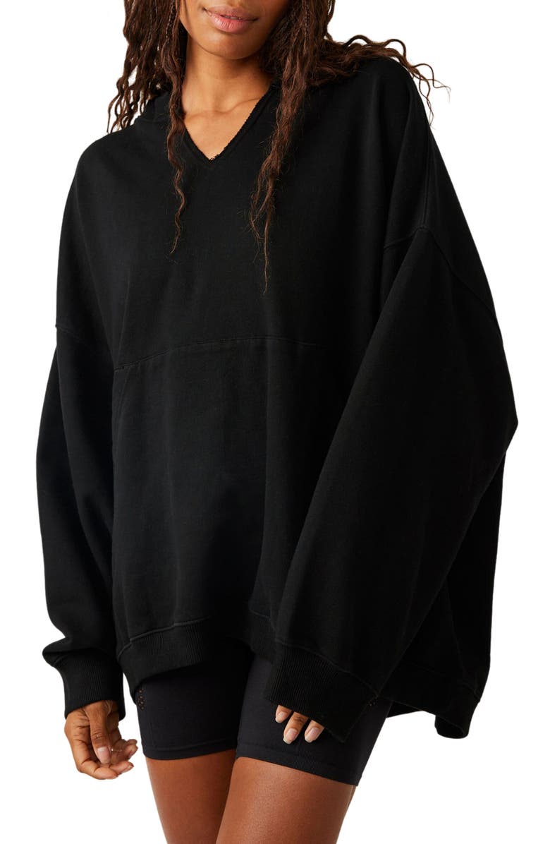 Free People Best Of Oversize Cotton Hoodie, Main, color,