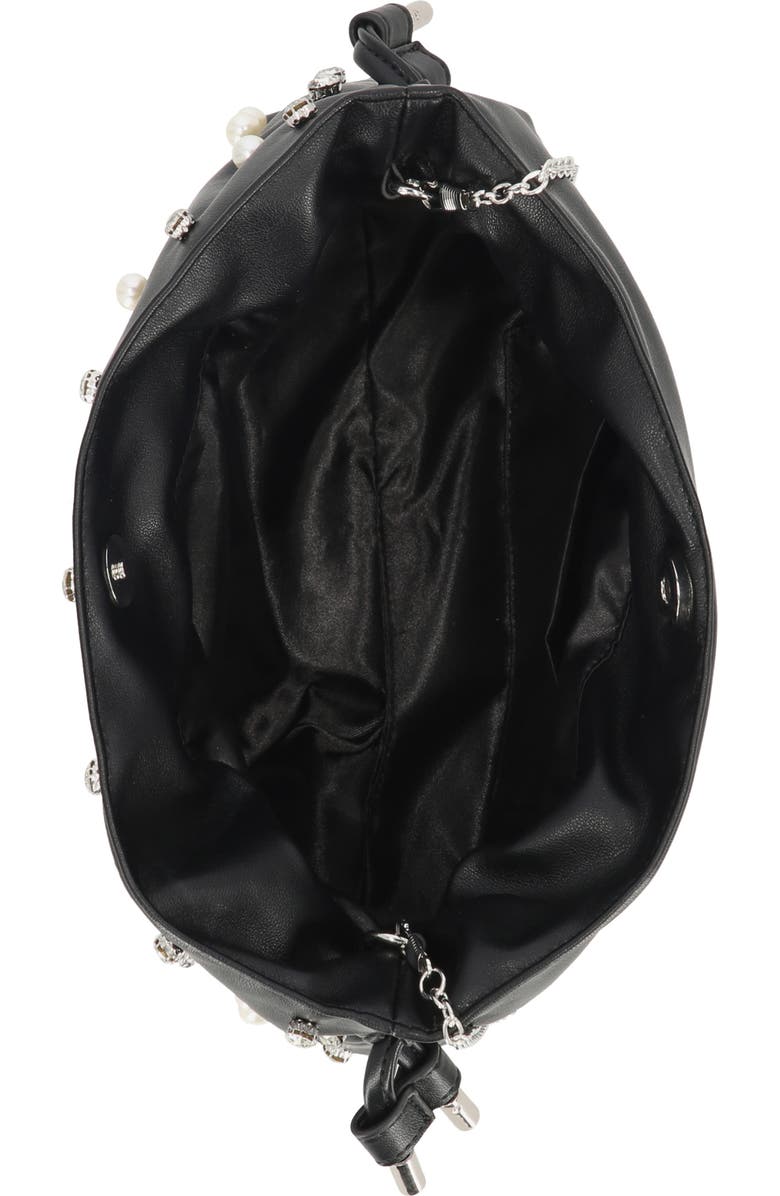 Jessica McClintock Luca Studded Drawstring Big, Alternate, color, Black