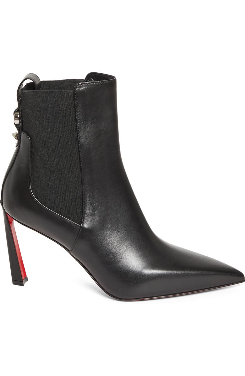 Christian Louboutin Condodo Pointed Toe Chelsea Boot, Alternate, color, Black