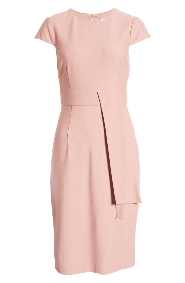 Harper Rose Sash Detail Sheath Dress, Alternate, color, 