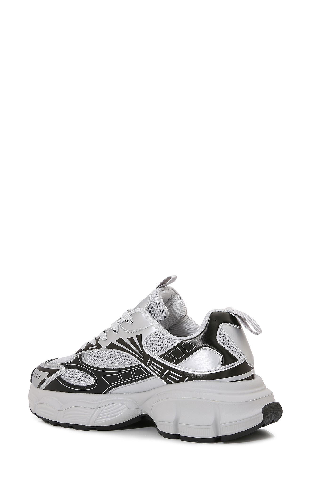 Ramona Sneaker, Alternate, color, SILVER