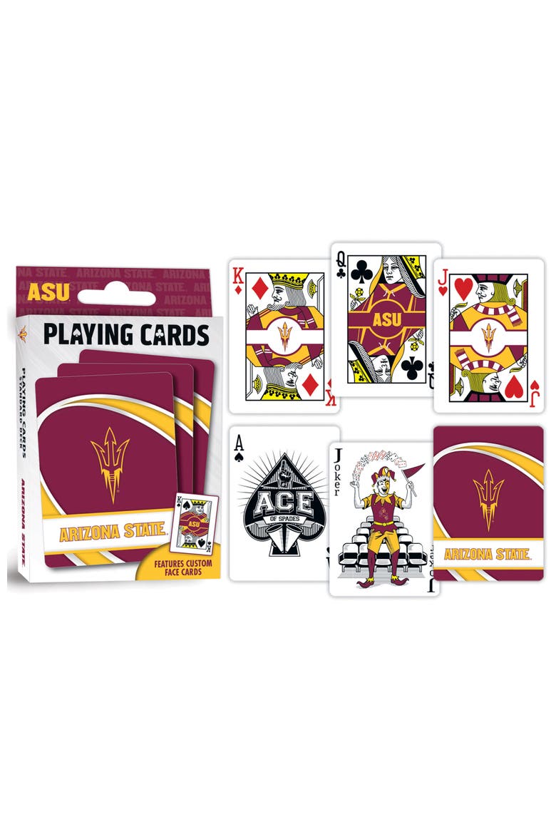 Arizona State Sun Devils Playing Cards, Alternate, color, Multicolor