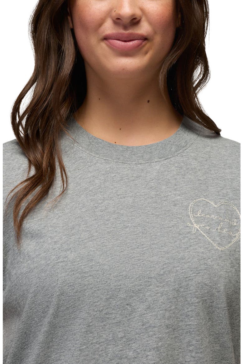 Everyday Open Heart Organic Cotton T-Shirt, Alternate, color, MEDIUM HEATHER GREY