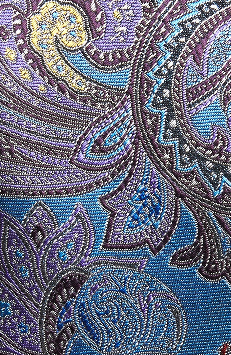 ZEGNA Ermenegildo Zegna Quindici Paisley Silk Tie, Alternate, color, 