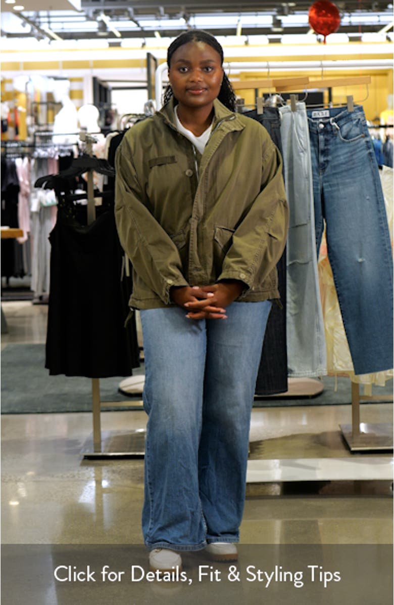 Oversize Canvas Military Jacket, sales video thumbnail