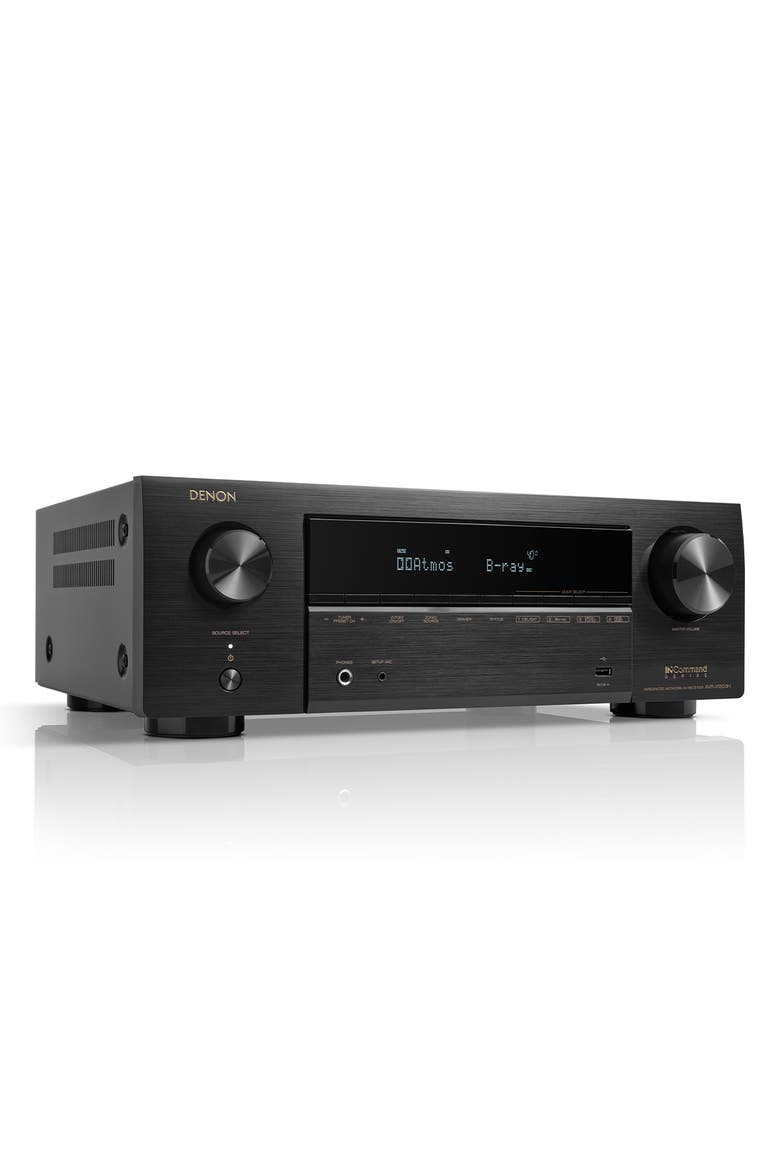AVRX1800H 7.2 Channel 8K Home Theater Receiver with Dolby Atmos, HEOS Built-In, and Audyssey Room Correction, Alternate, color, Black