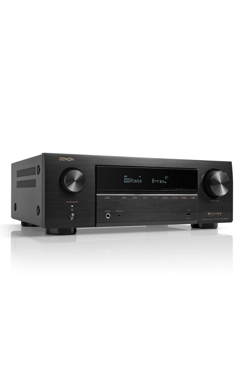 Denon AVRX1800H 7.2 Channel 8K Home Theater Receiver with Dolby Atmos, HEOS Built-In, and Audyssey Room Correction, Alternate, color, 