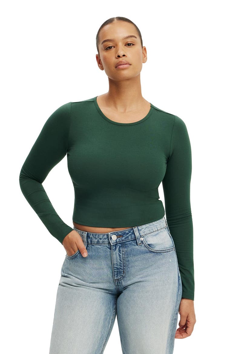 Women's Everyday Smooth Long Sleeve, Main, color, Treetop Green