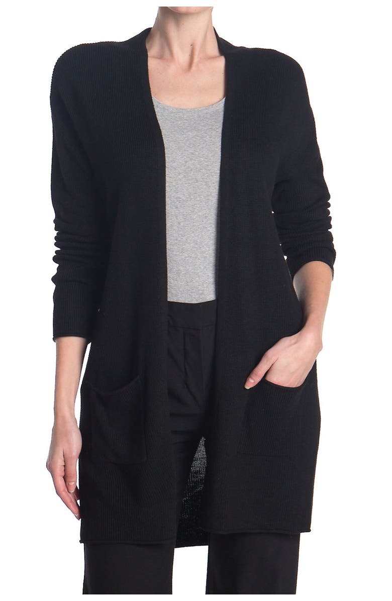 T Tahari Open Front Cardigan, Main, color,