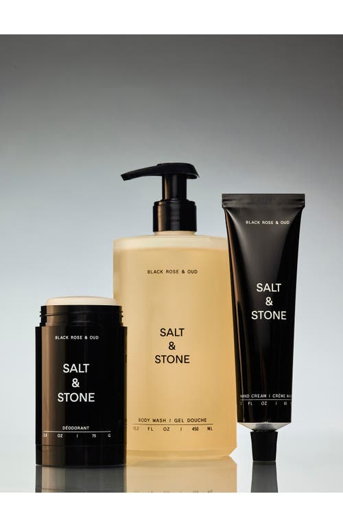 Salt & Stone Hand Cream In Black Rose & Oud