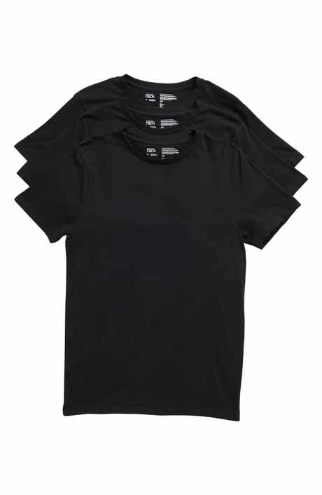 Stretch Cotton Slim Fit 3-Pack Crewneck Undershirts