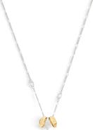 COACH Rondelle Signet Pendant Necklace