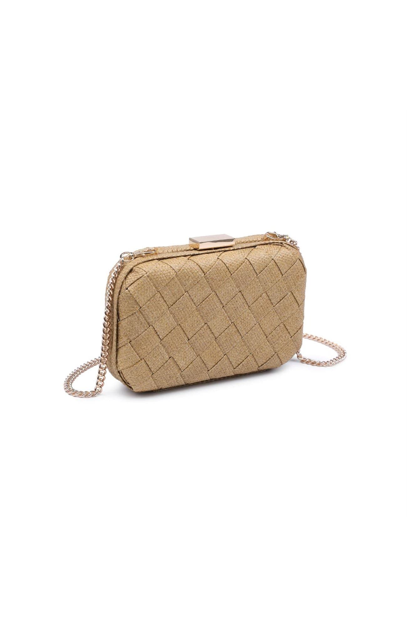 Addie Clutch, Alternate, color, Natural