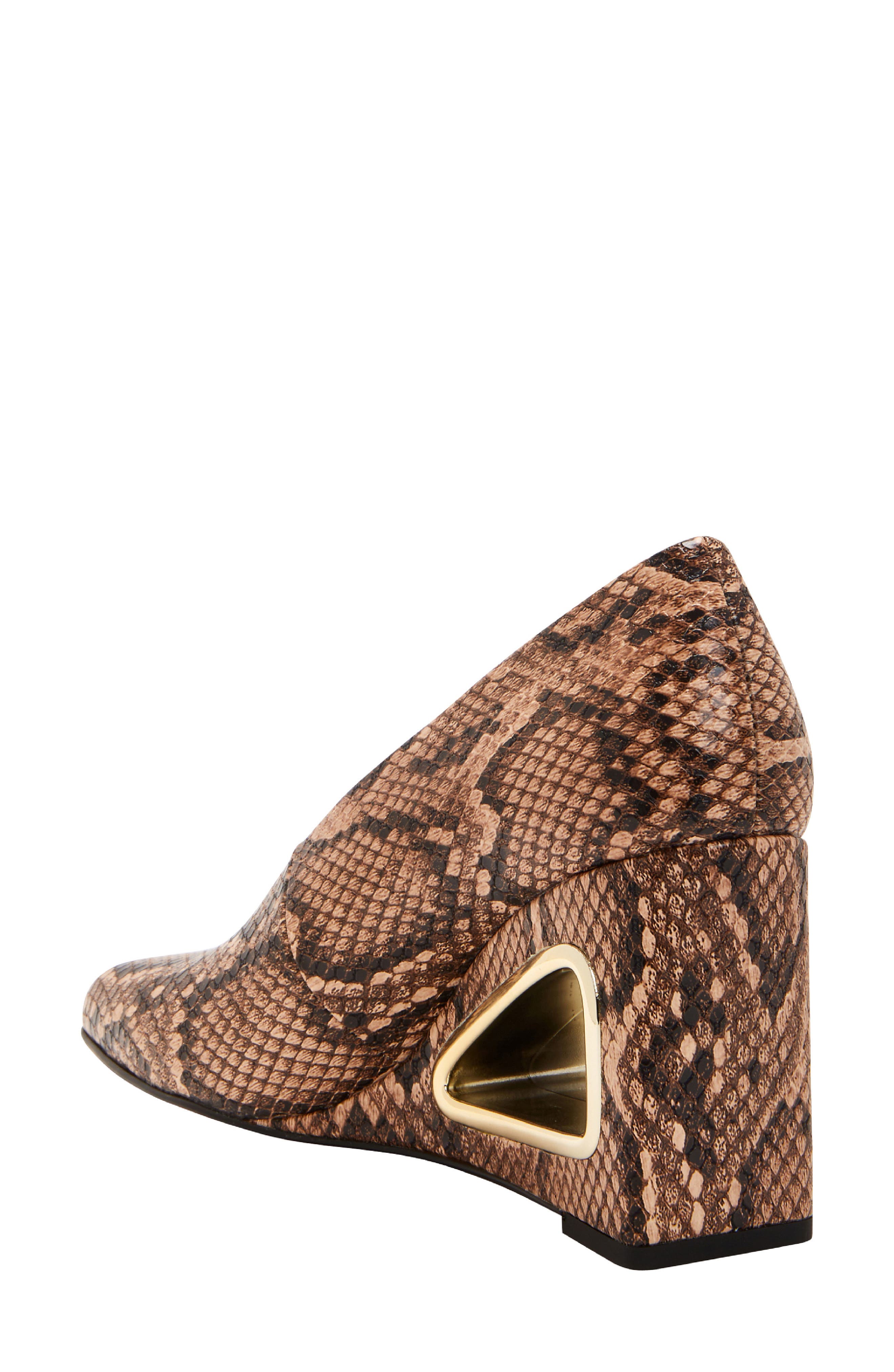Katy Perry Hollow Wedge Pump, Alternate, color, True Taupe Multi