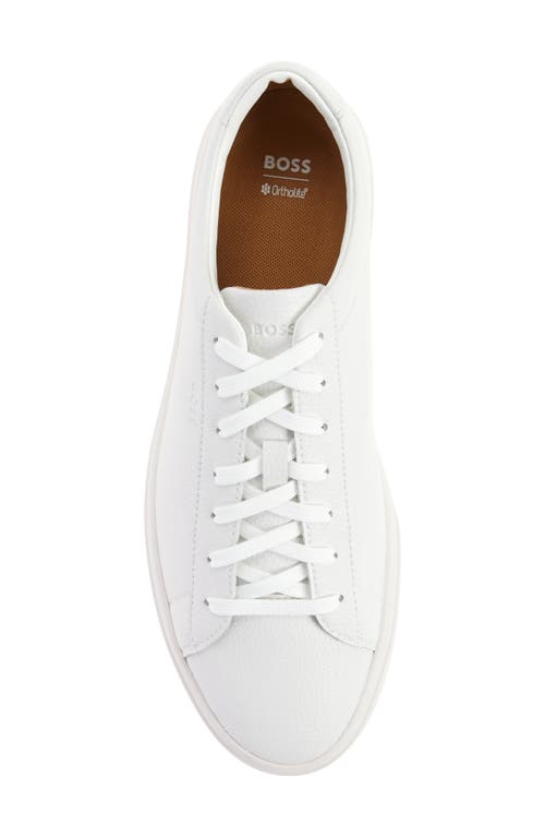 Hugo Boss Shoes Boss Men Color Yellow Cream In White