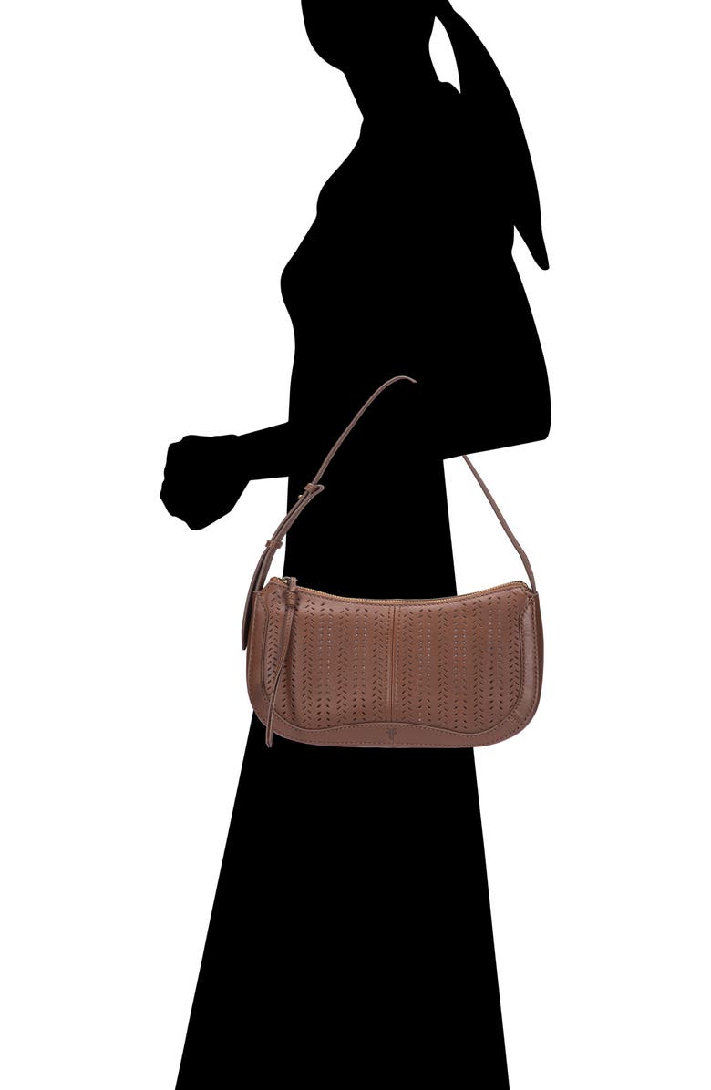 Frye Stella Baguette Shoulder Bag, Alternate, color, Cognac