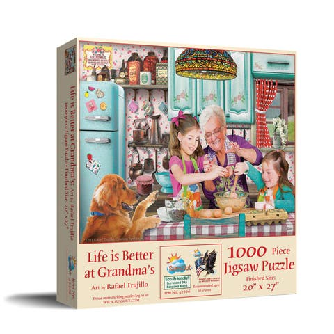 Life is Better at Grandma's 1000 piece Jigsaw Puzzle for Adults