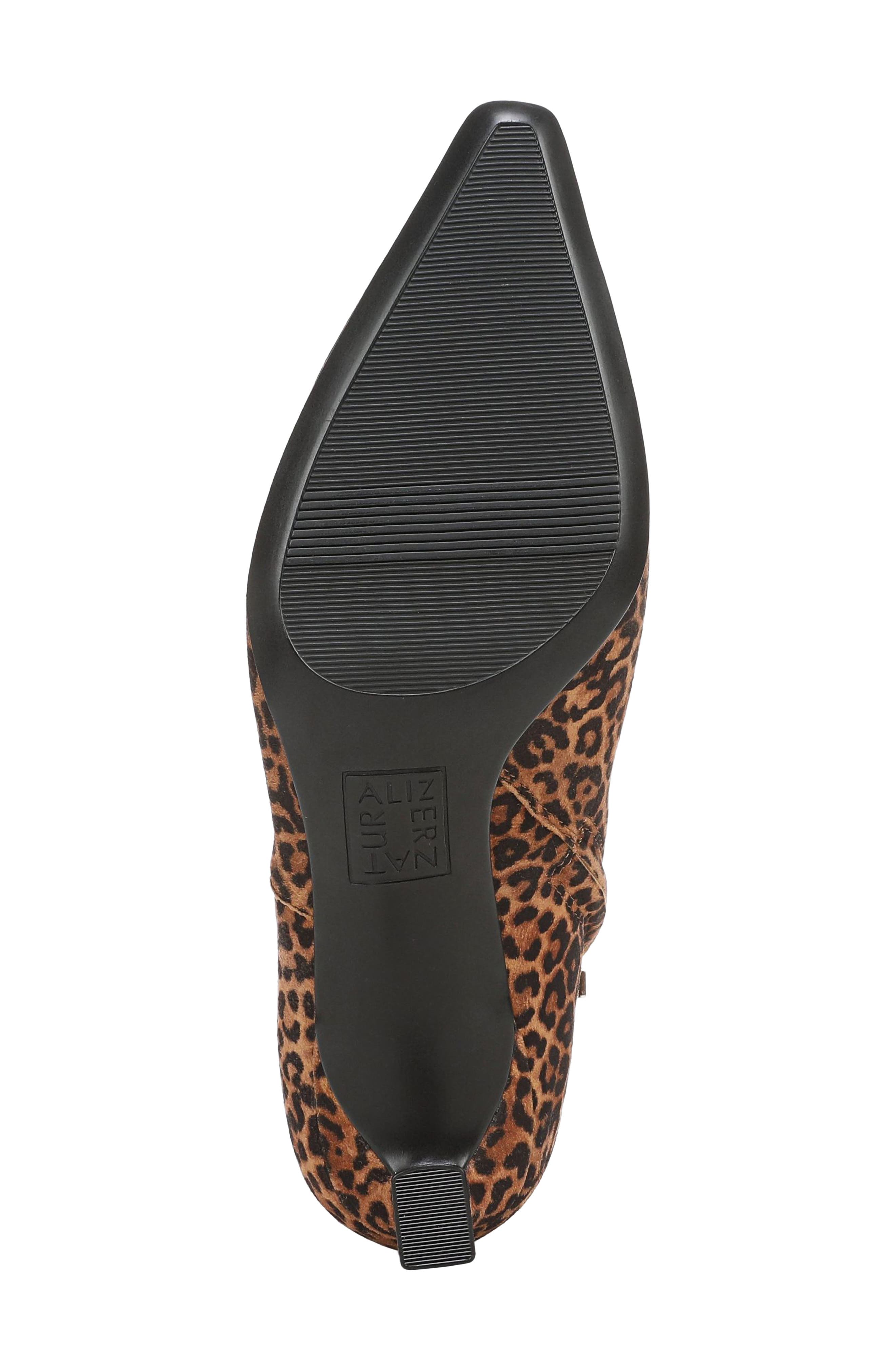 Deesha Leather Pointed Toe Bootie, Alternate, color, BROWN MULTI SUEDE