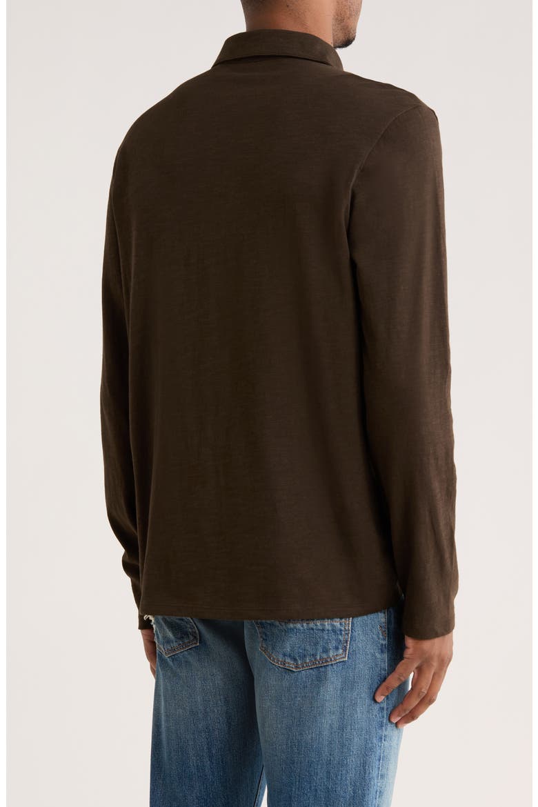 Johnny Collar Long Sleeve Knit Top, Alternate, color, NIGHT MOSS