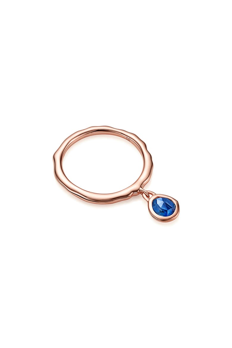 MV Siren™ Charm Ring, Main, color, ROSE GOLD/ KYANITE