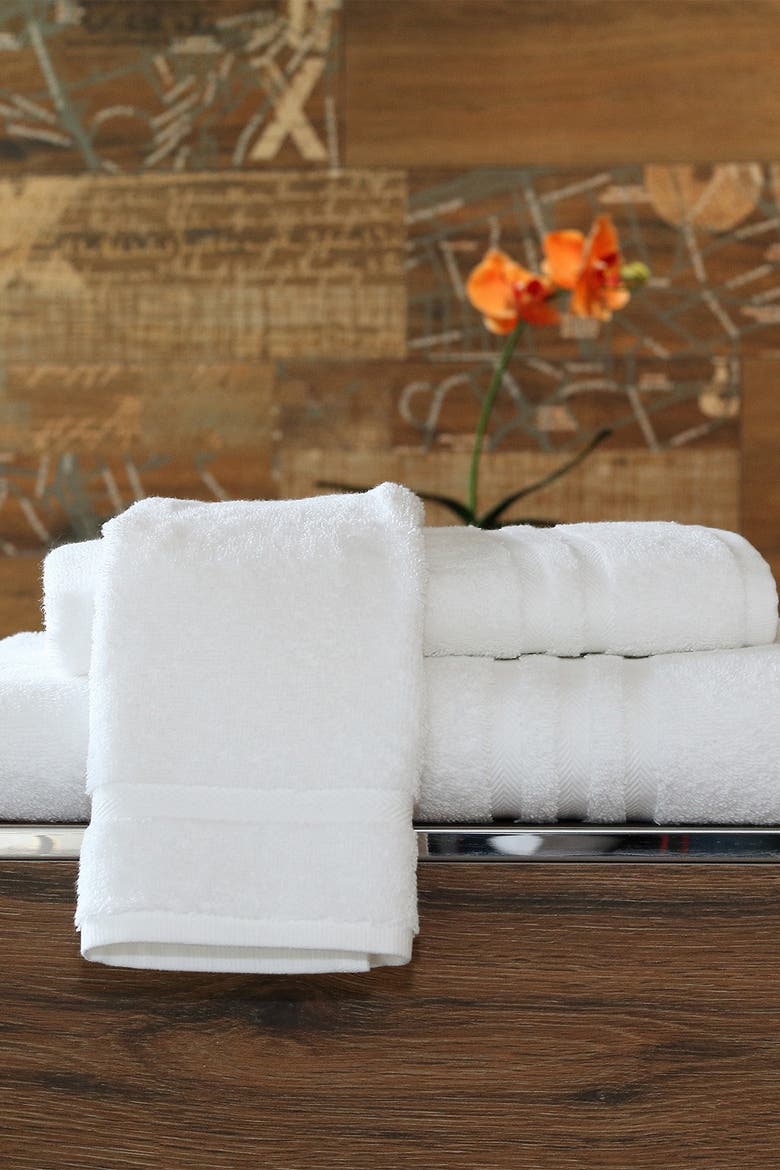 Denzi 3-Piece Towel Set - White, Alternate, color, WHITE