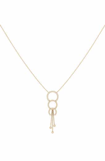 LuvMyJewelry Home Chandelier Trio Diamond Pendant Necklace - 0.18ct.