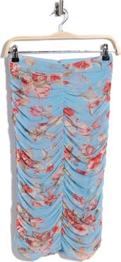 L'AGENCE Isodora Mesh Midi Skirt