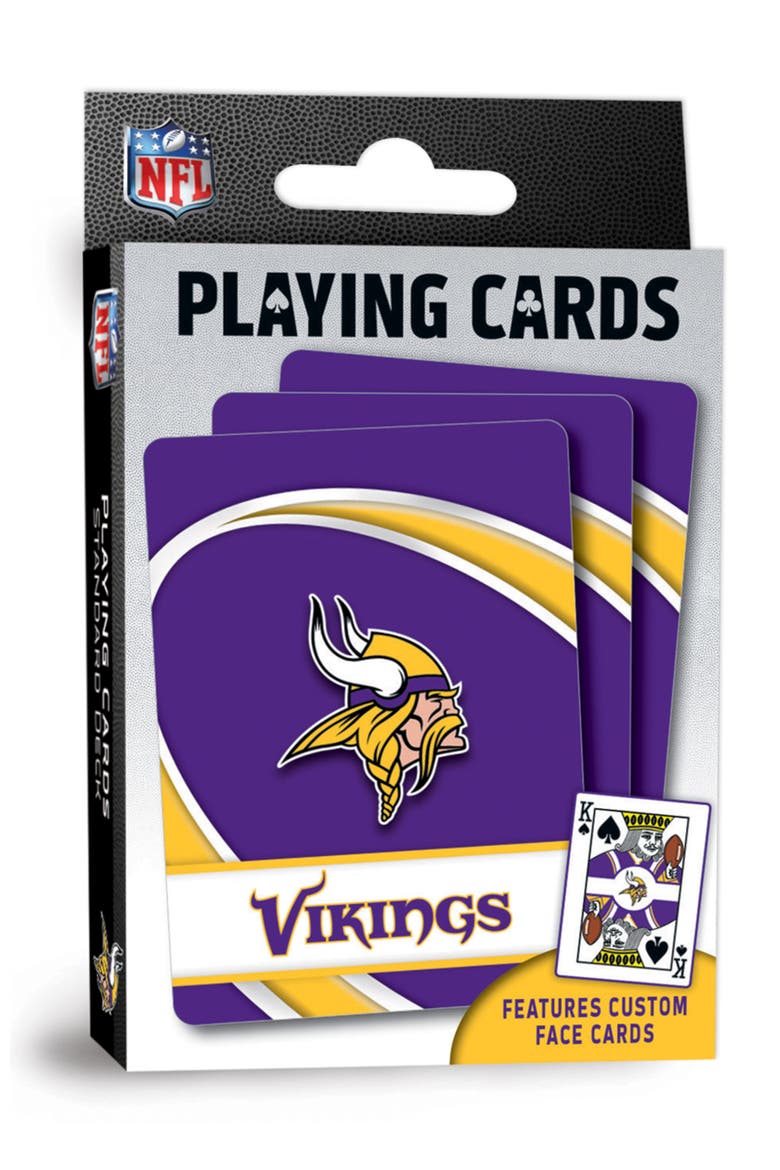 Minnesota Vikings Playing Cards, Main, color, Multicolor