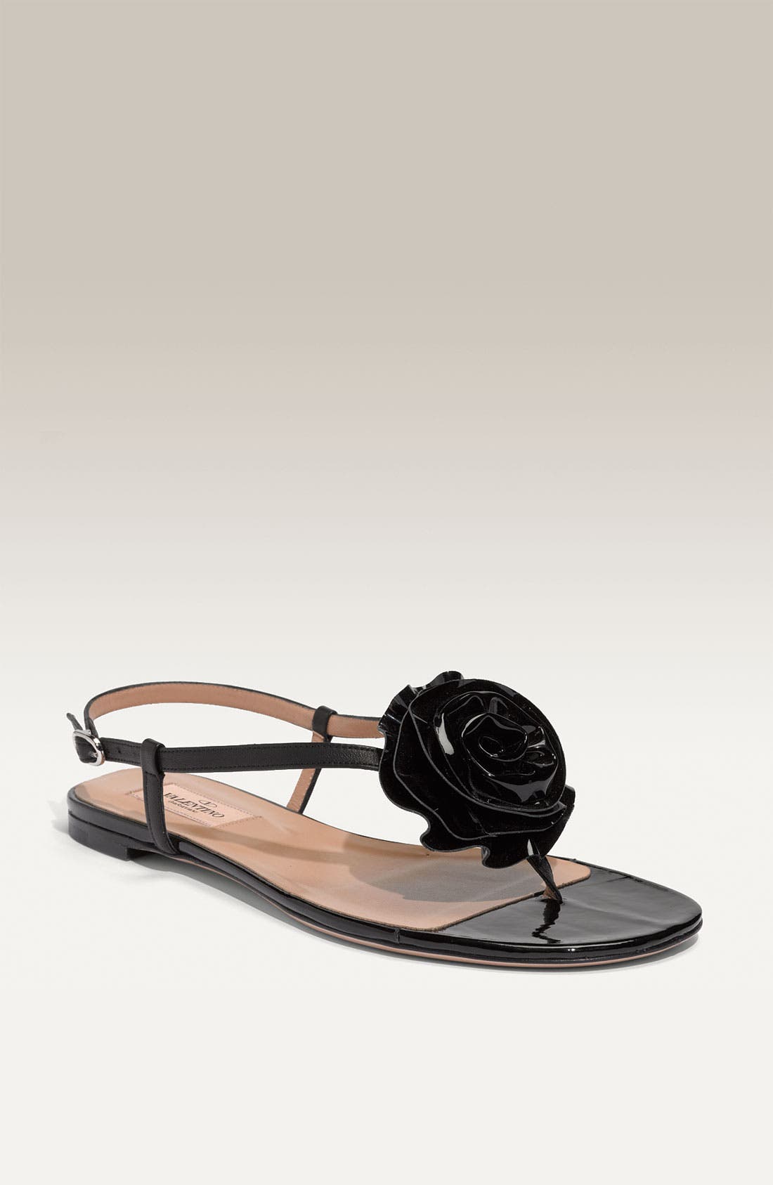 Valentino Garavani 'Petale' Thong Sandal, Main, color, 