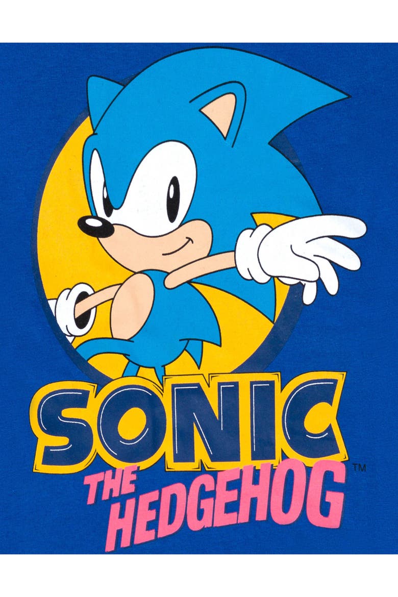 Sonic the Hedgehog 2-Piece Long Sleeve T-Shirts, Alternate, color, Navy Blue Sonic