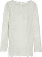 POSSE Cove Sheer Embroidered Tunic