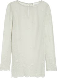 POSSE Cove Sheer Embroidered Tunic