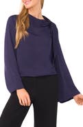 Ted Baker Flowy Long Sleeve Georgette Top