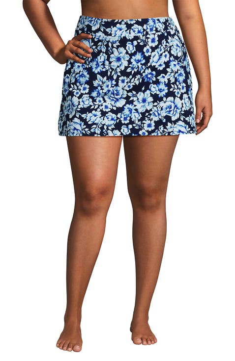 Tummy Control Skirt Swim Bottoms